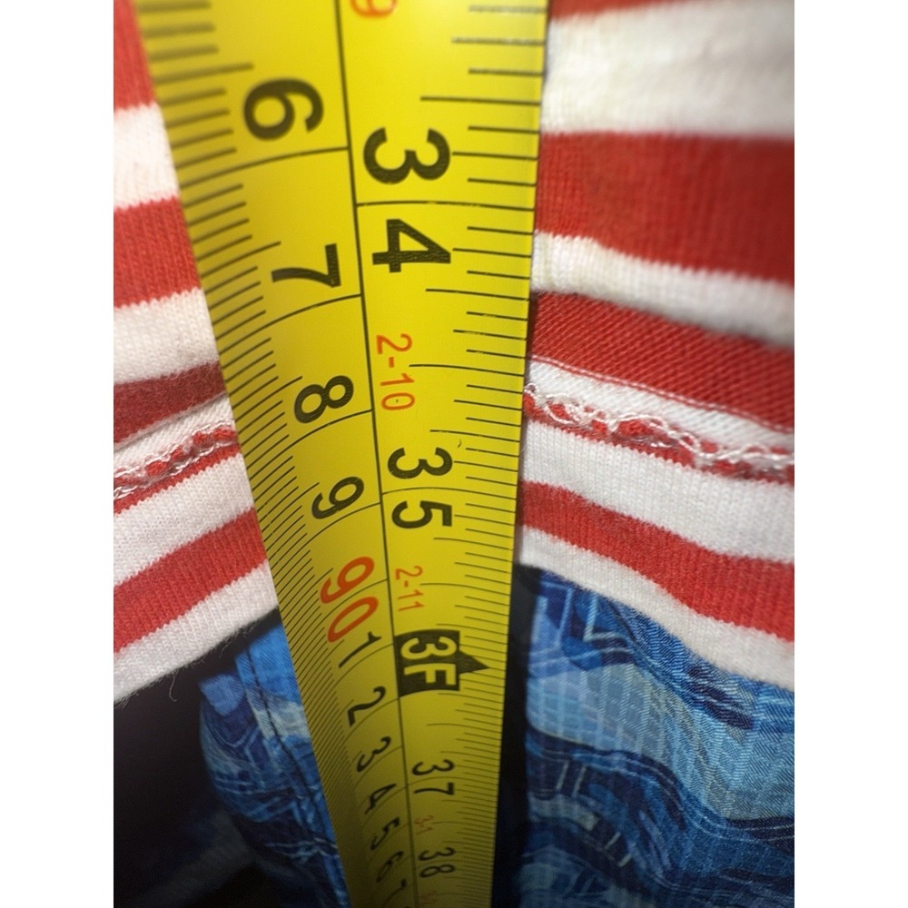 Polo Ralph Lauren 3XB Blue White & Red 3XLT Striped Short Sleeve Crewneck Tee - Picture 11 of 16